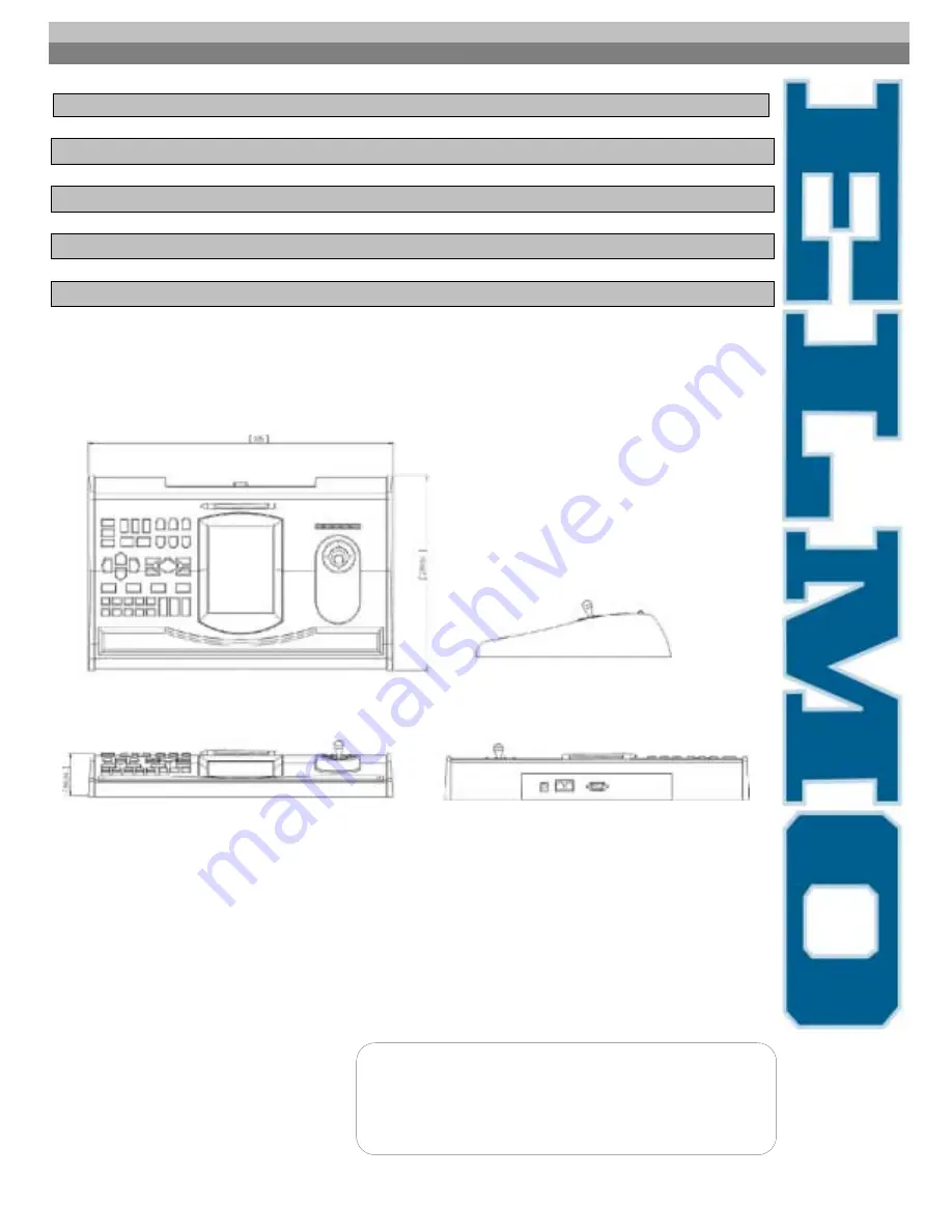 Elmo Keyboard Controller ESD-CC2X Brochure & Specs Download Page 2