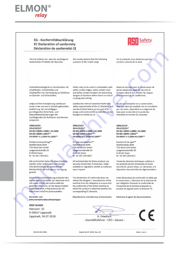 ELMON 32-312 Operating Manual Download Page 32