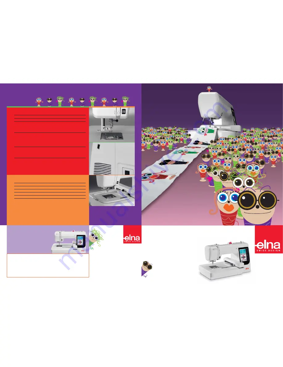 ELNA 8100 - LEAFLET Manual Download Page 1