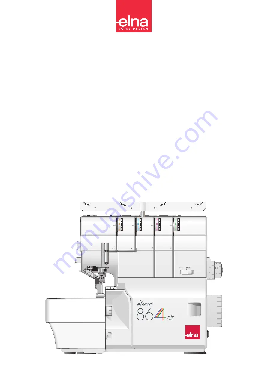 ELNA eXtend 864air Manual Download Page 1