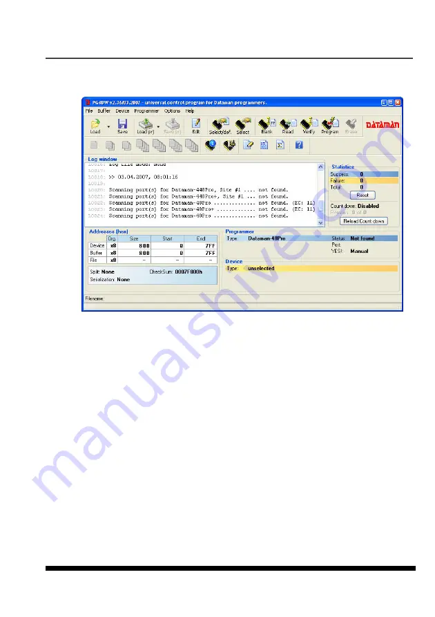 Elnec DATAMAN-40PRO User Manual Download Page 73