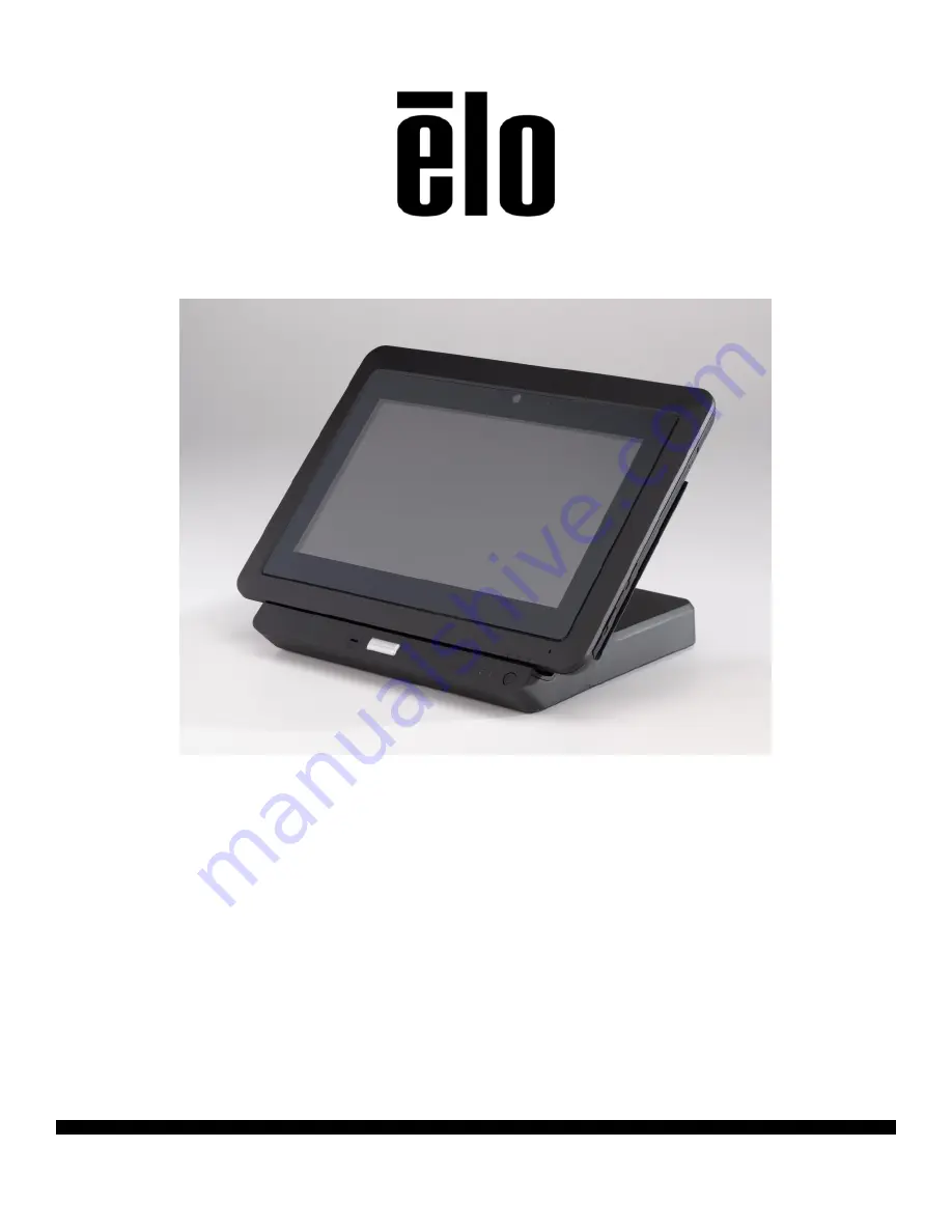 Elo TouchSystems Elo Tablet User Manual Download Page 1