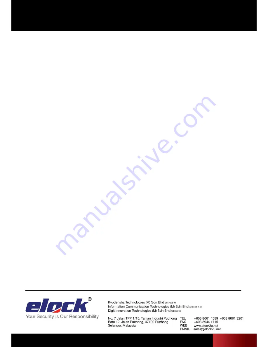 elock EL-EX5A Manual Download Page 8