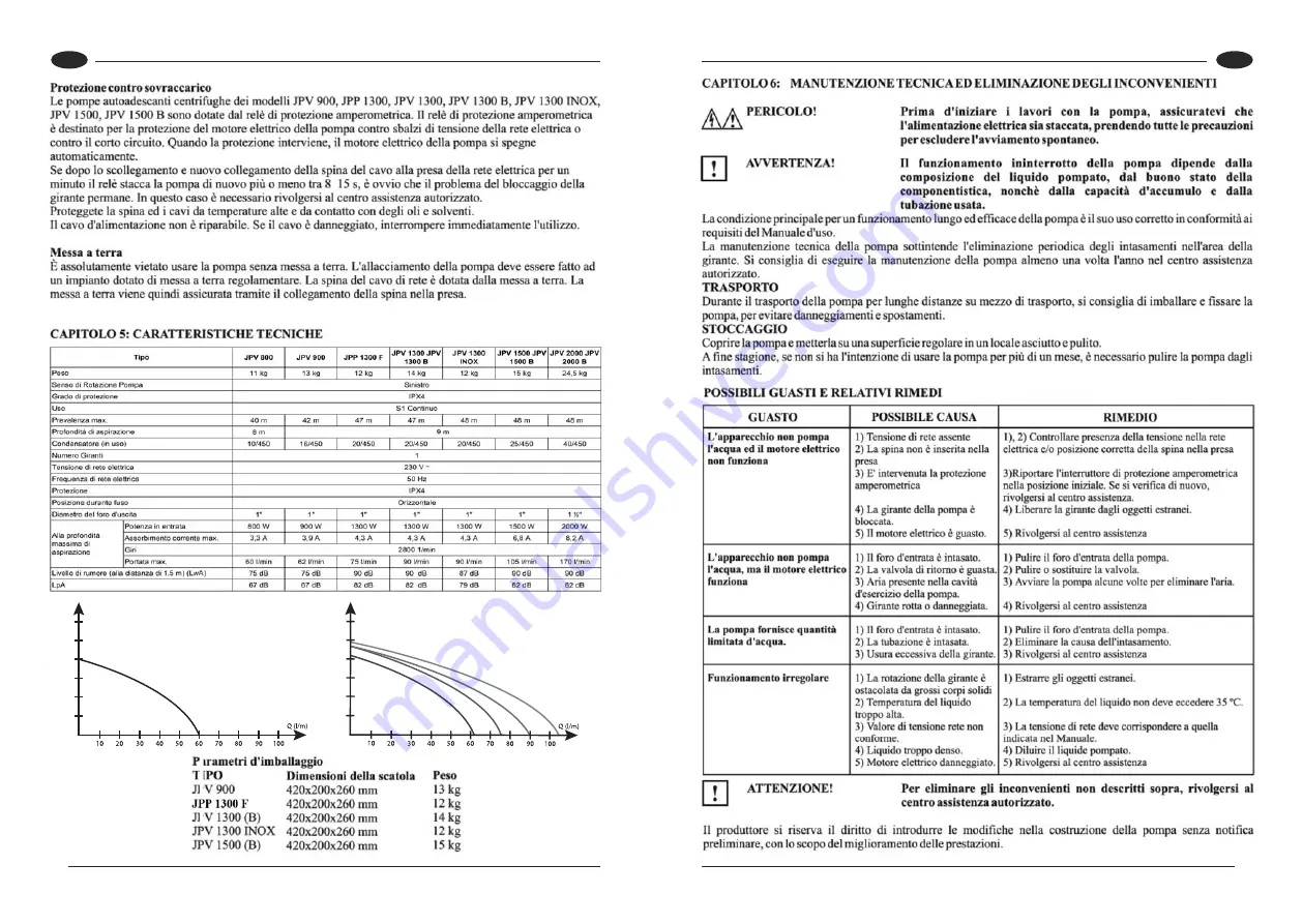 Elpumps JPP 1300 Скачать руководство пользователя страница 34