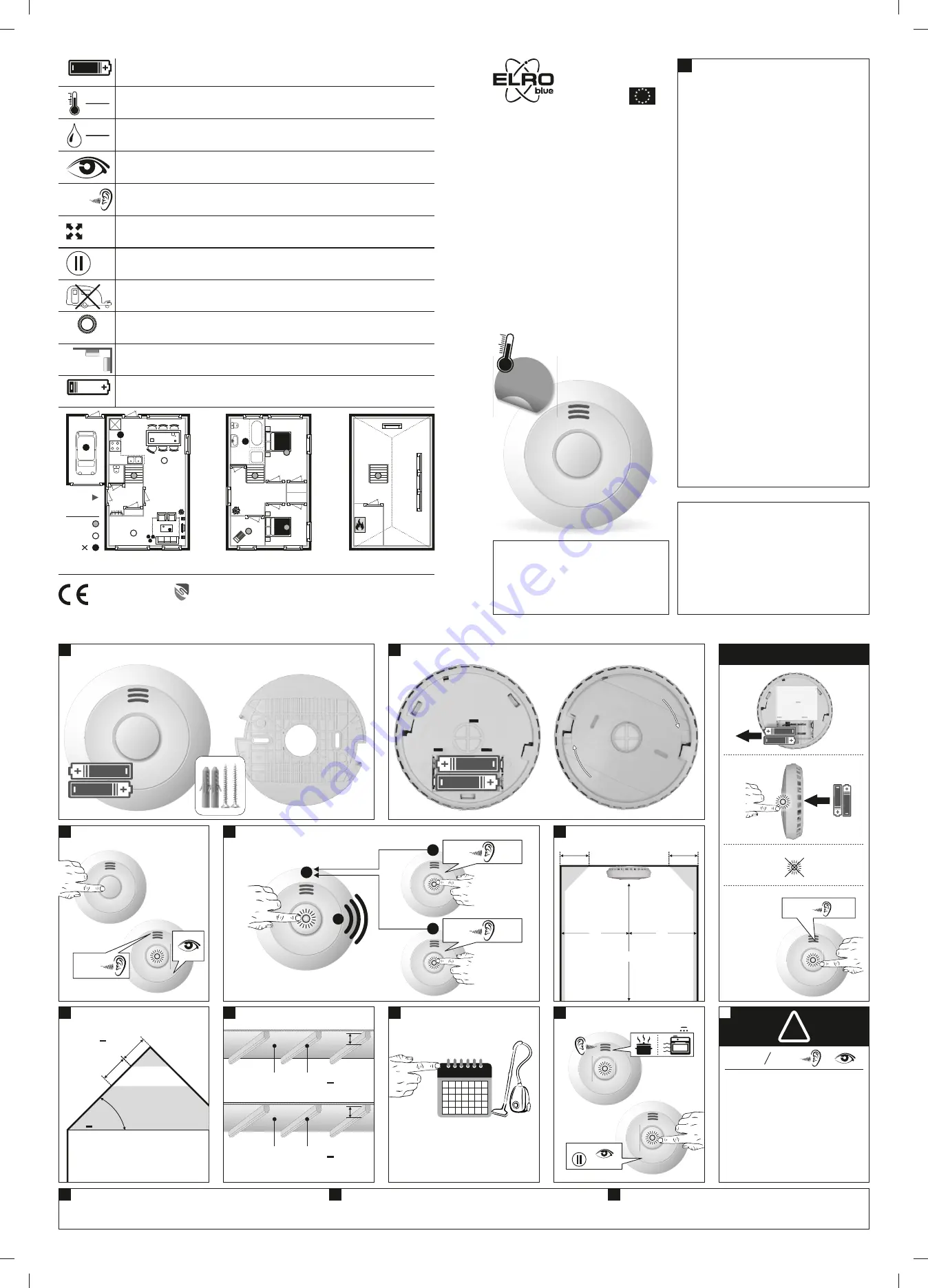 ELRO CBFS58R-01 Instruction Manual Download Page 1