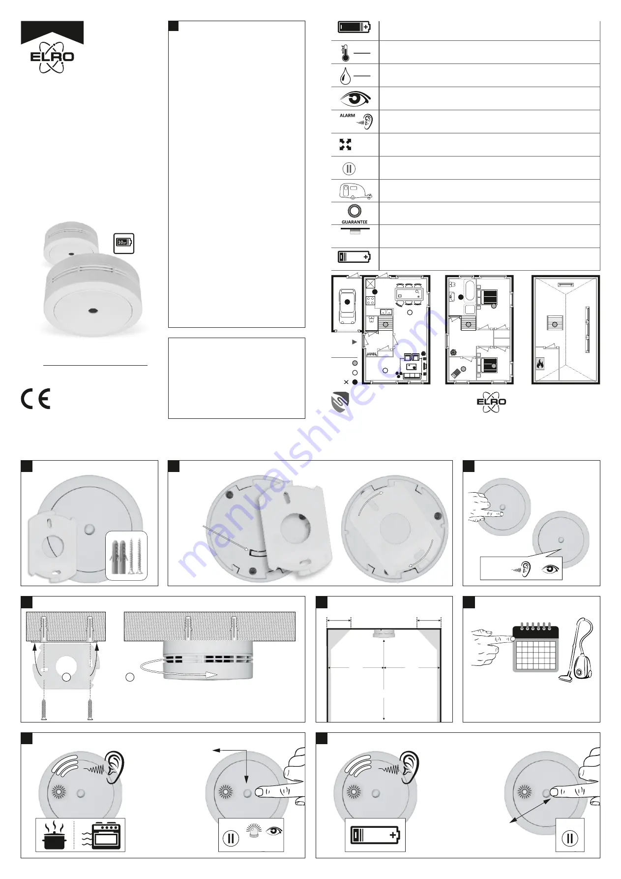 ELRO FS7810 Instruction Manual Download Page 1