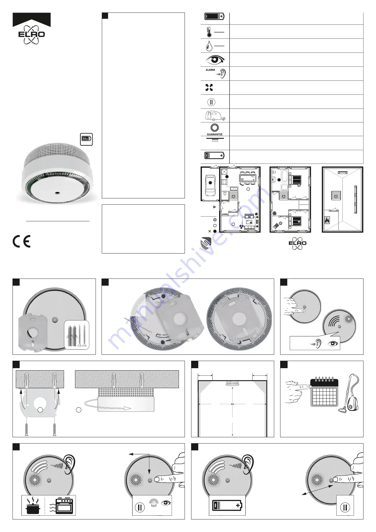 ELRO FS8010 Скачать руководство пользователя страница 1