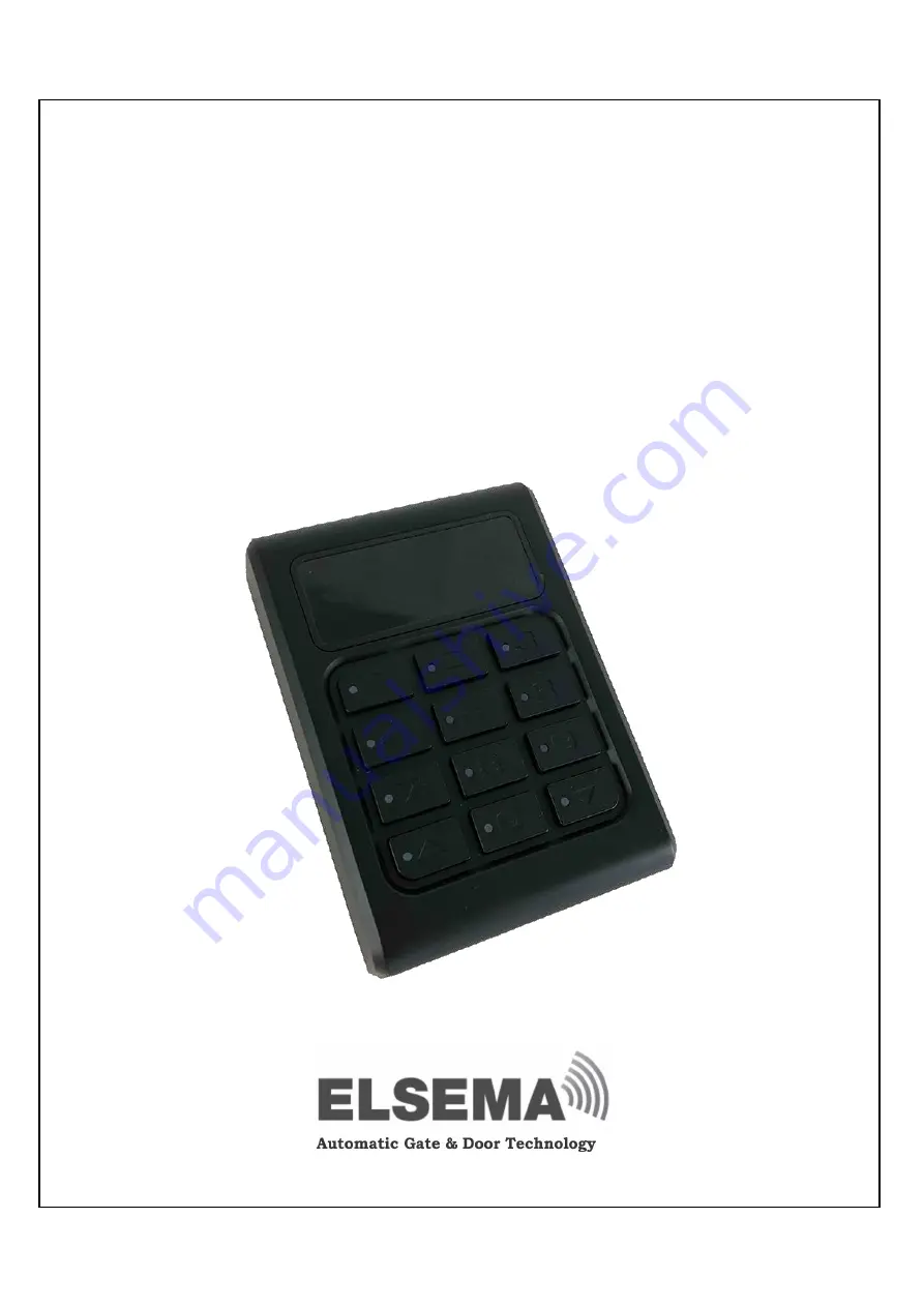 Elsema WK433 User Manual Download Page 1