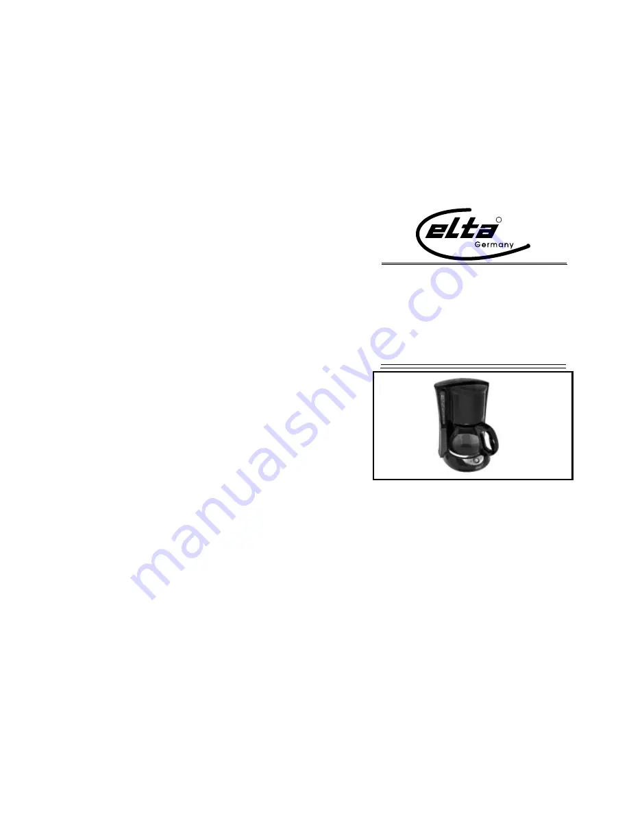 Elta KM117 Instruction Manual Download Page 1