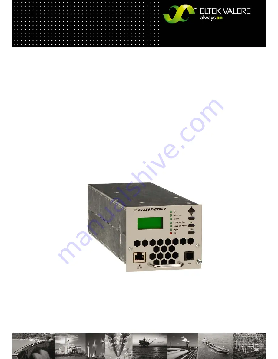 Eltek Valere STS207 User Manual Download Page 1