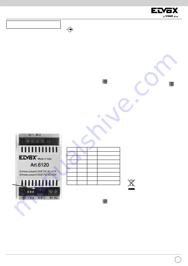 Elvox Due Fili 6120 Скачать руководство пользователя страница 2