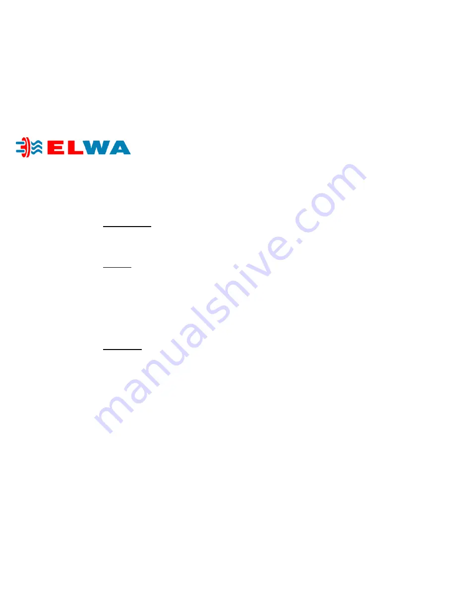 Elwa Hotrun Service Manual Download Page 12