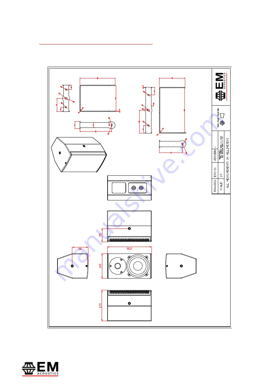 EM Acoustics EMS-51 Скачать руководство пользователя страница 23