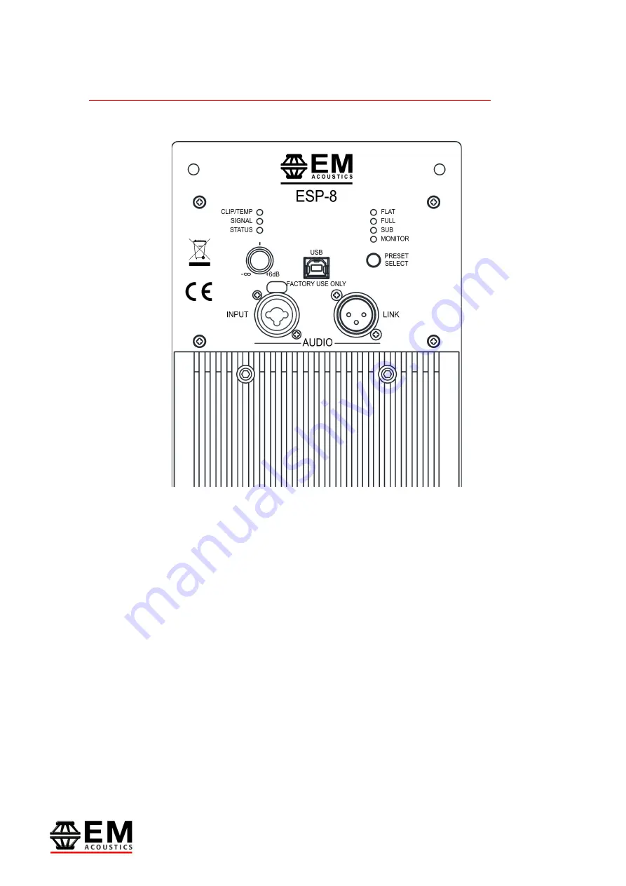 EM Acoustics ESP-8 Manual Download Page 15