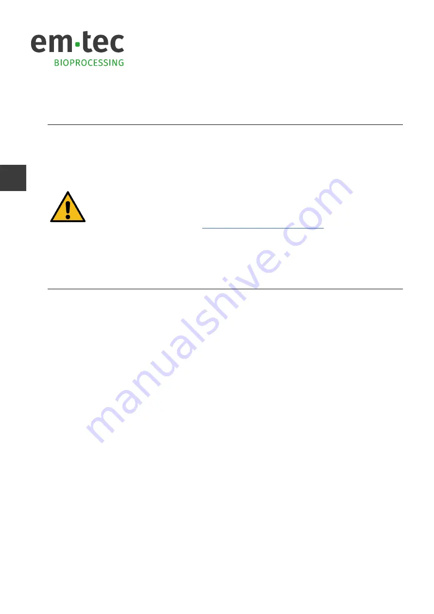 em-tec BioProTT Clamp-On SL User Manual Download Page 10