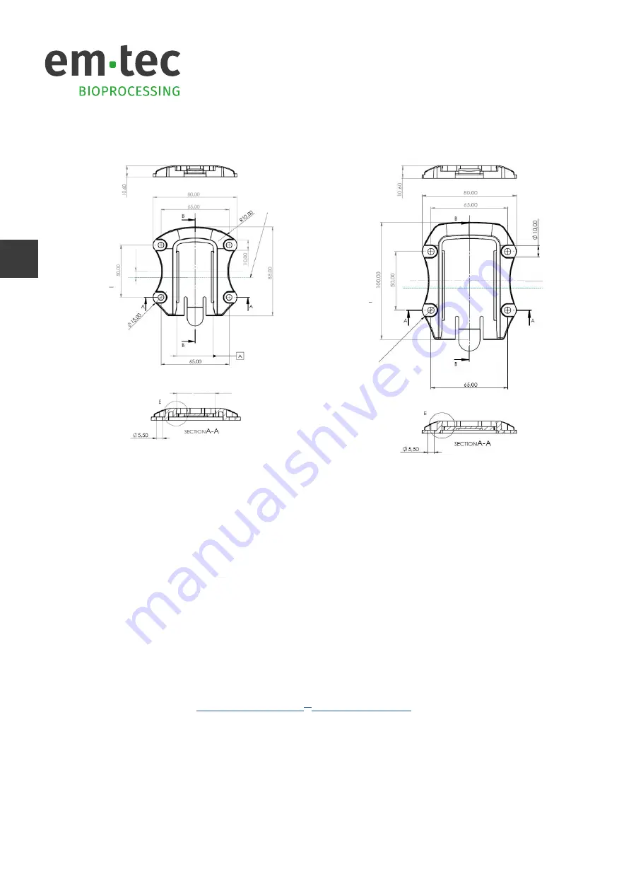 em-tec BioProTT Clamp-On SL Скачать руководство пользователя страница 16