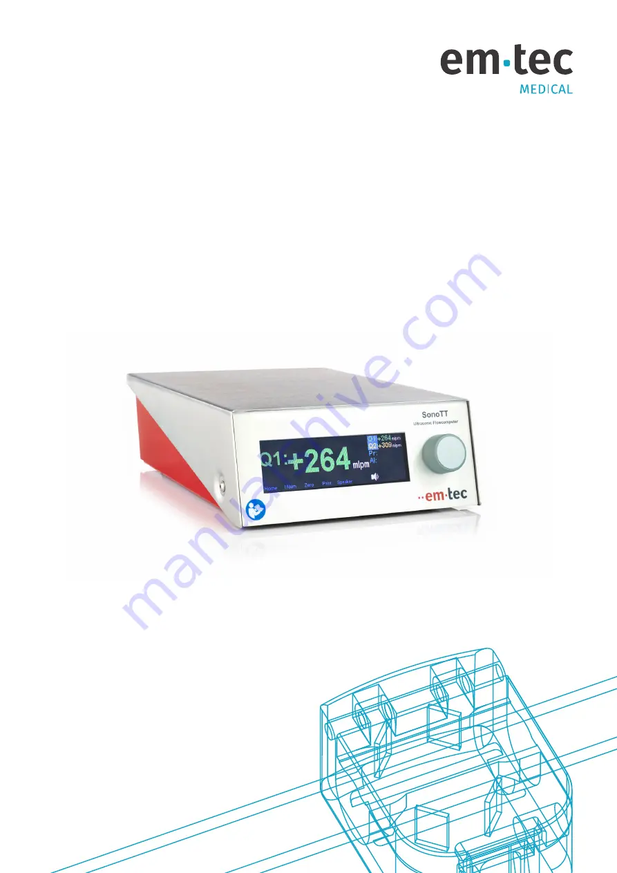 em-tec SonoTT Ultrasonic FlowComputer Скачать руководство пользователя страница 1