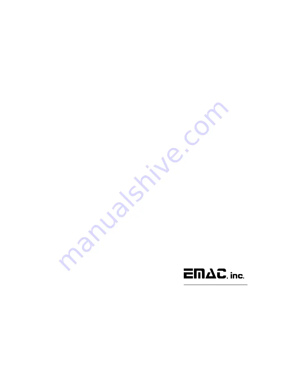 EMAC MicroPac 535 Скачать руководство пользователя страница 1