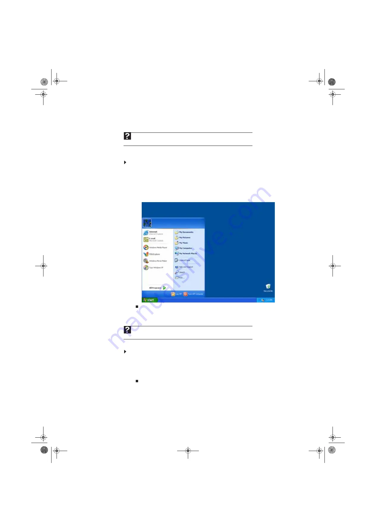 eMachines W3615 User Manual Download Page 13