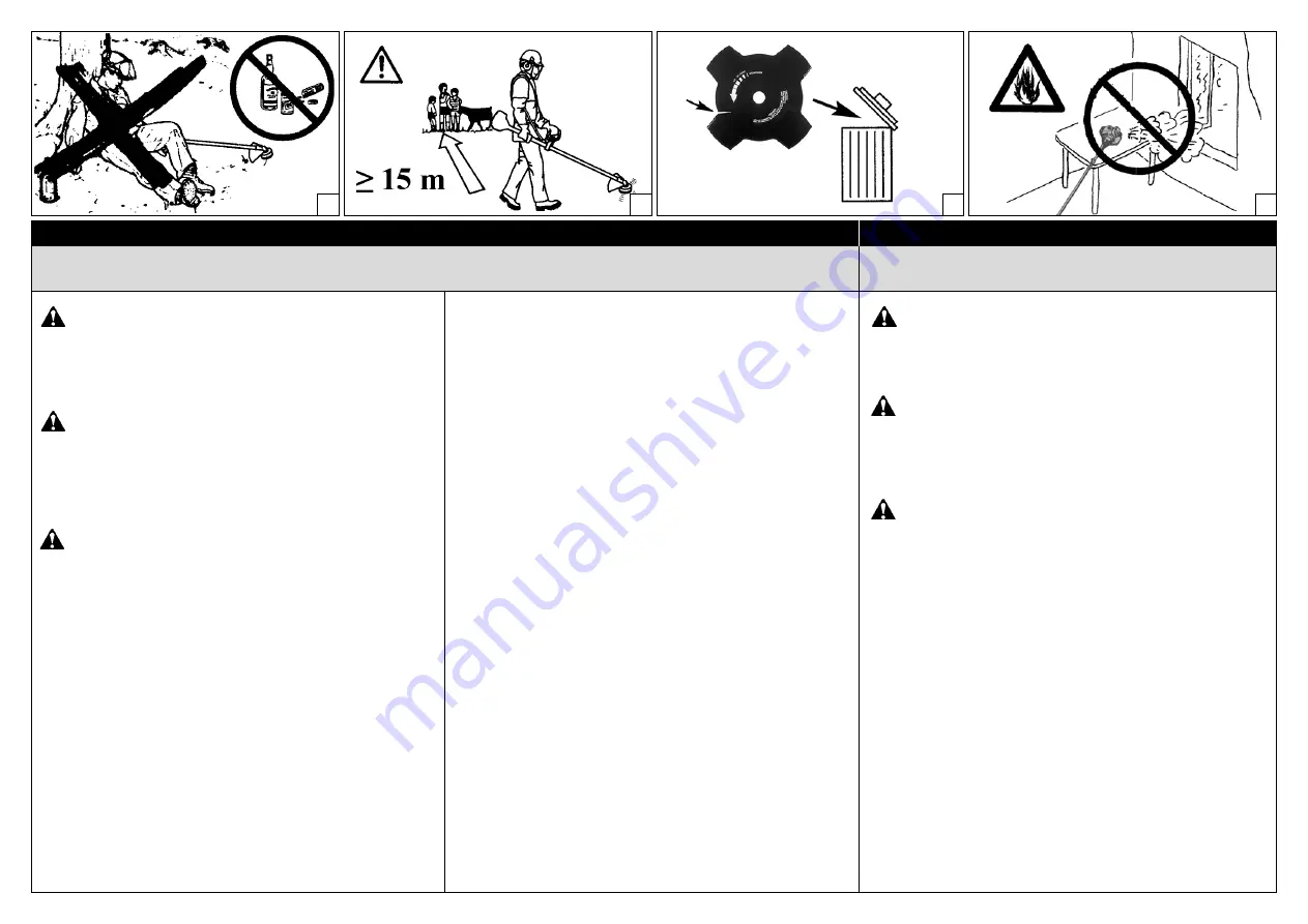 EMAK efco 8465 ERGO Operators Instruction Book Download Page 8