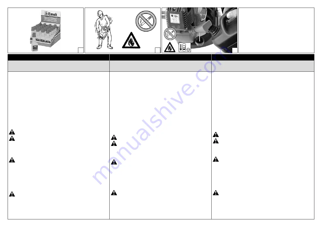 EMAK efco 8465 ERGO Operators Instruction Book Download Page 23