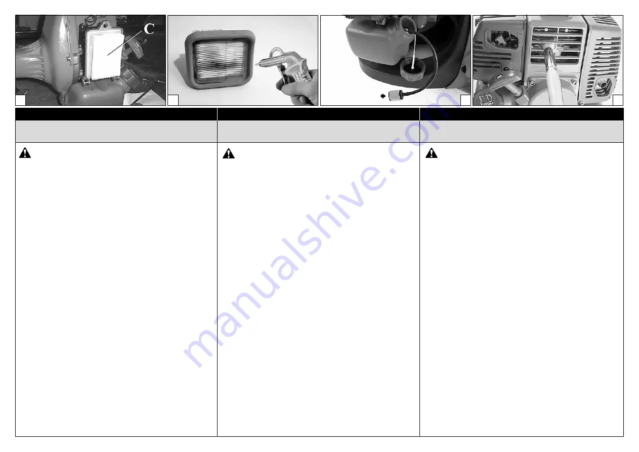 EMAK efco 8465 ERGO Operators Instruction Book Download Page 50