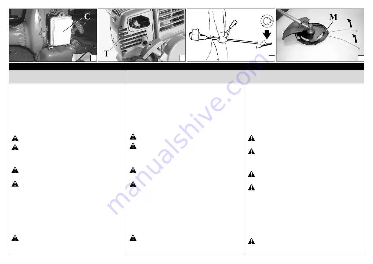 EMAK efco 8465 ERGO Operators Instruction Book Download Page 52