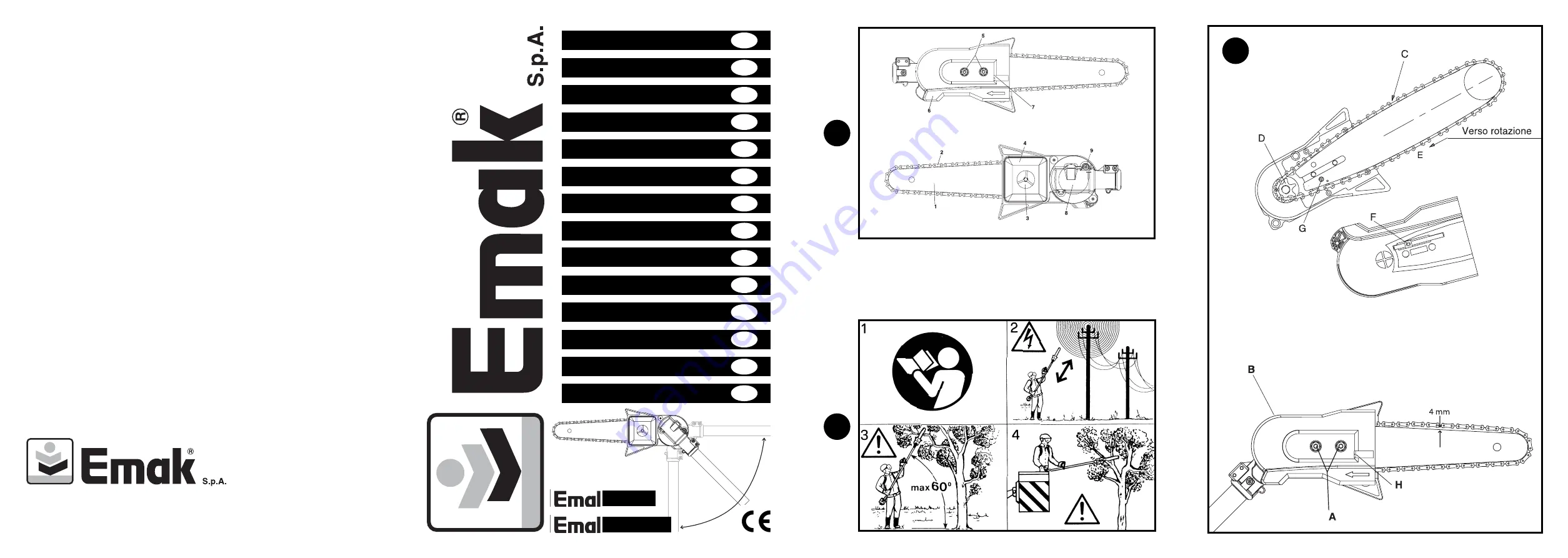 EMAK Emal EP 120 User Instruction Book Download Page 3