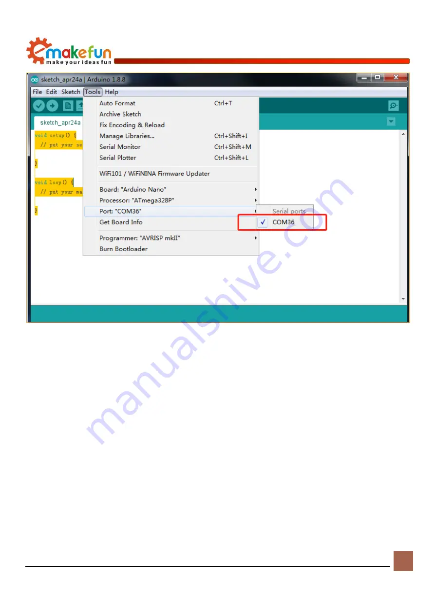 Emakefun BLE-Nano Operating Manual Download Page 15