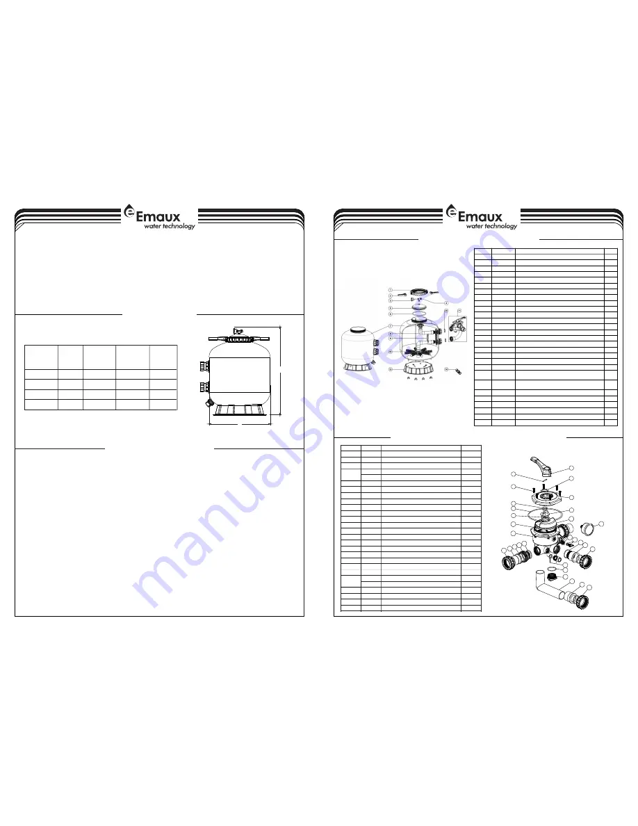 emaux S450R Manual Download Page 2