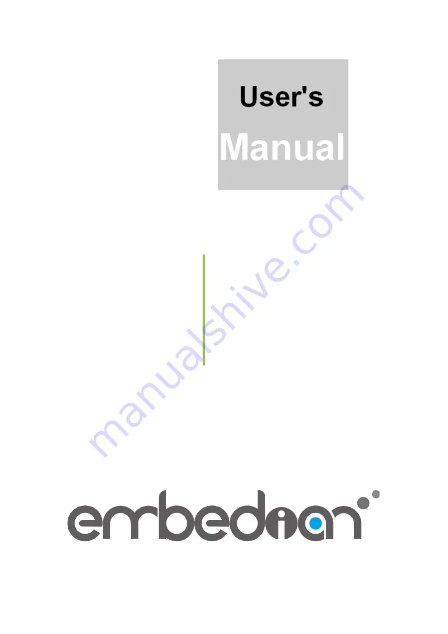 Embedian SMARC-FiMX6 User Manual Download Page 1