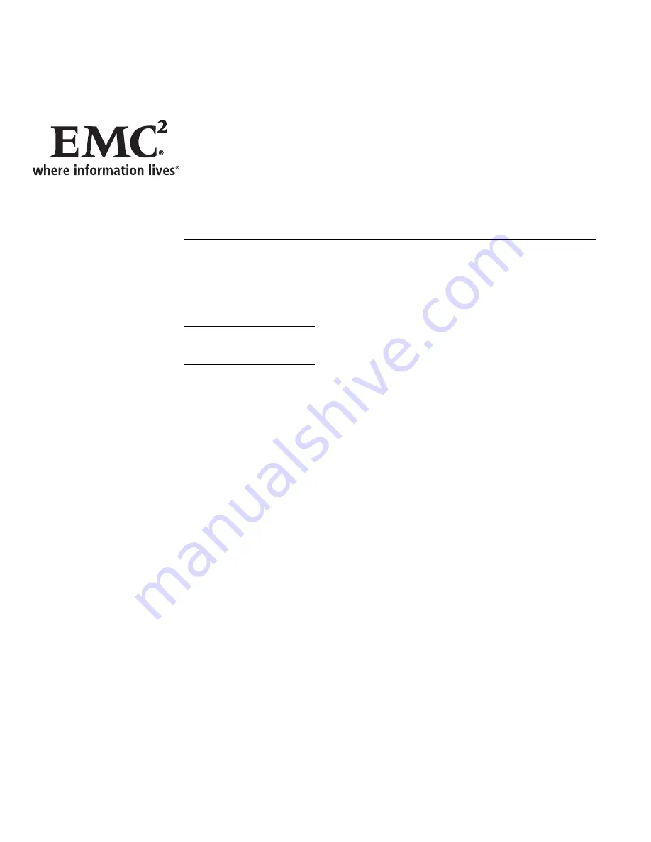 EMC AX4-5 Manual Download Page 1