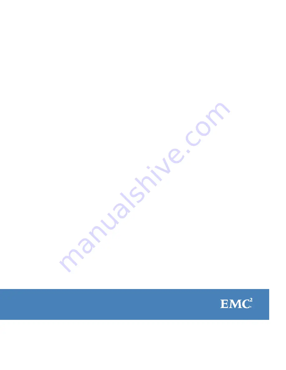 EMC EMC VNX VNX5200 Installation And Operation Manual Download Page 1