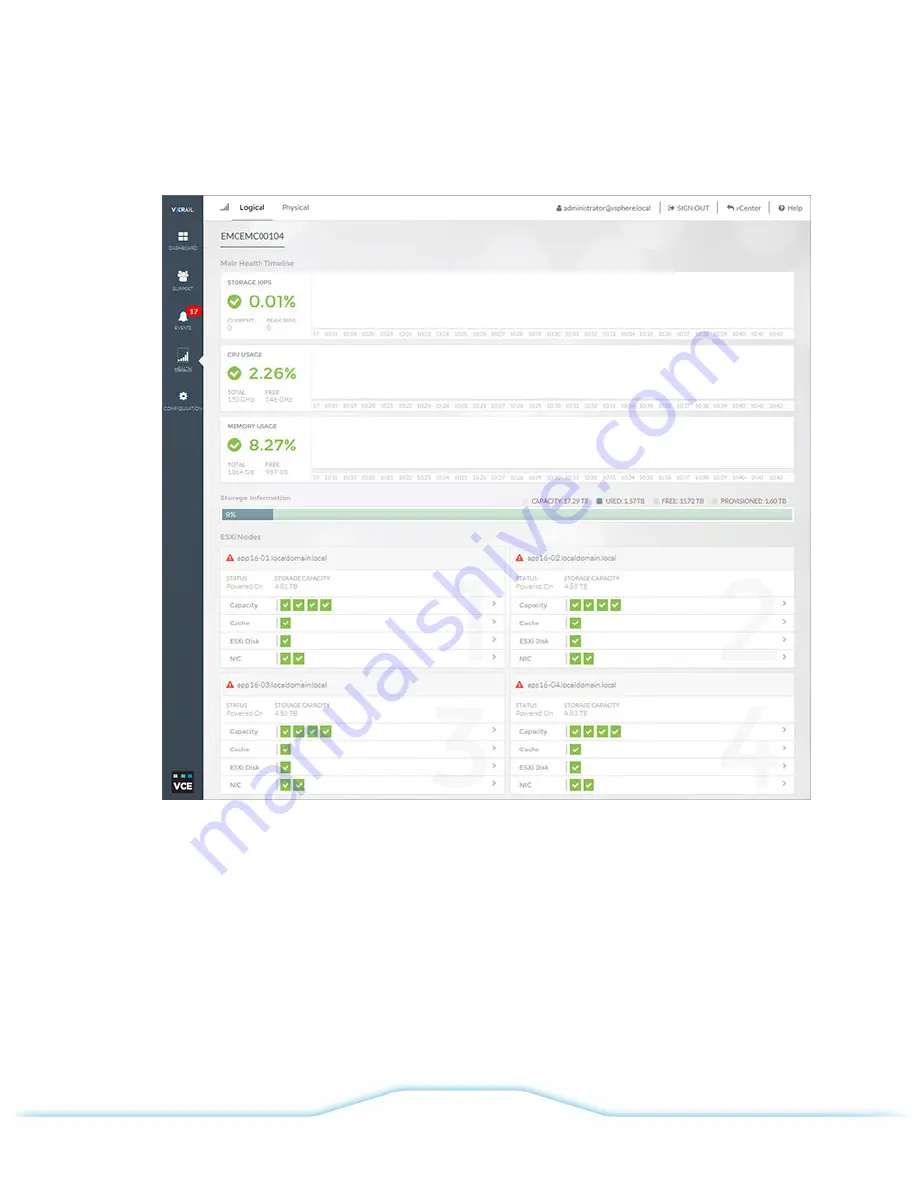 EMC VCE VxRail 120 Product Manual Download Page 34