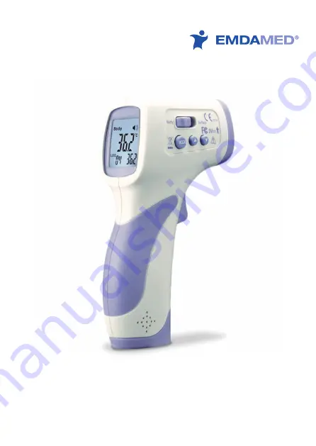 Emdamed Non-Contact Forehead InfraRed Thermometer Скачать руководство пользователя страница 1