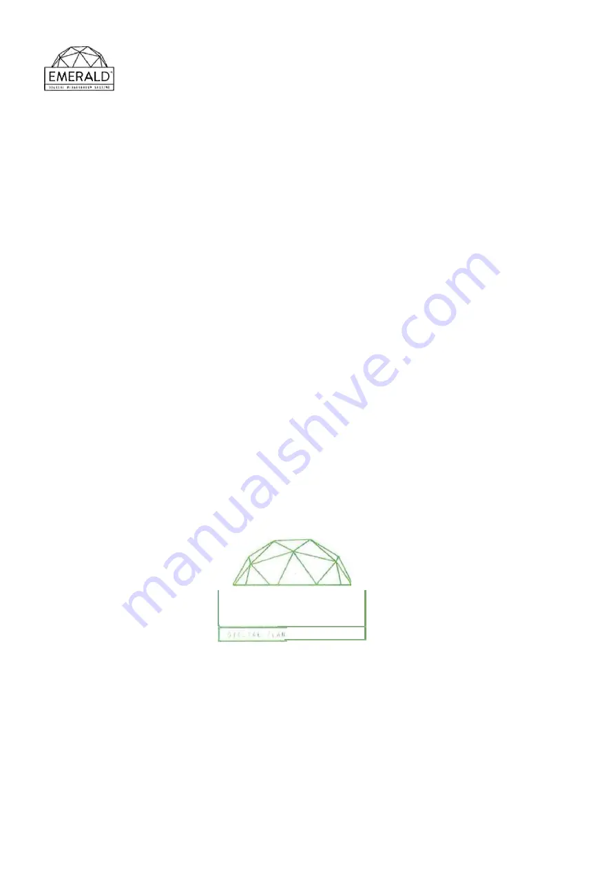 Emerald DELUX INFLATABLE DOME Instructions Manual Download Page 15