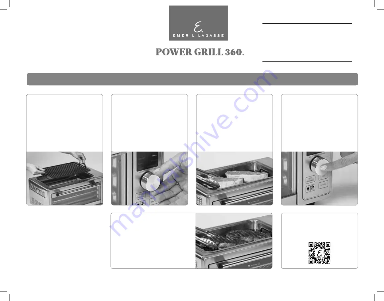 Emeril Lagasse Power Grill 360 Quick Start Manual Download Page 2