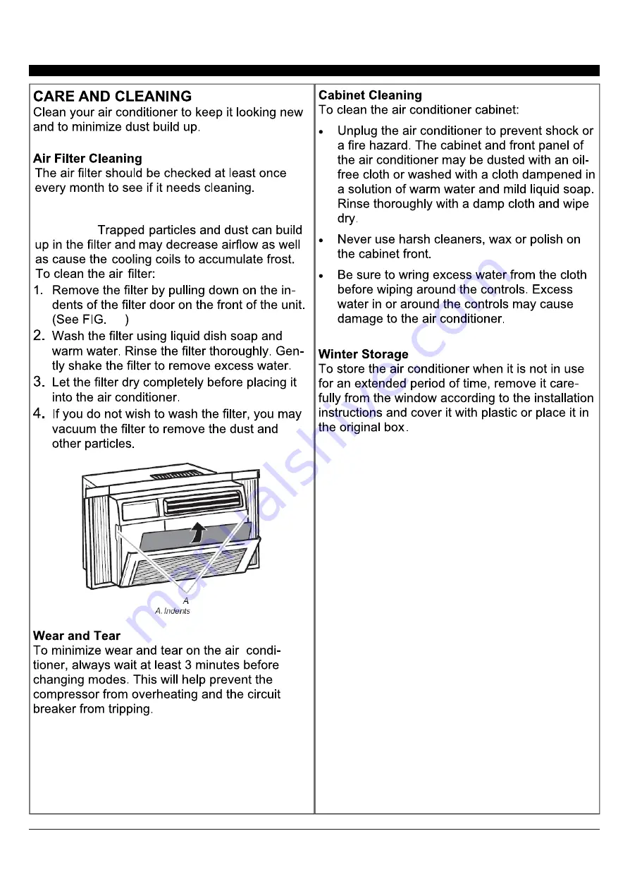 Emerson Quiet Kool 10000 BTU Owner'S Manual Download Page 20