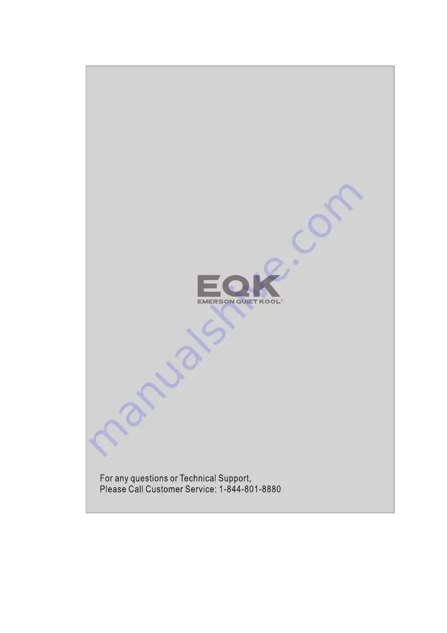 Emerson Quiet Kool 12K Installation Manual Download Page 56