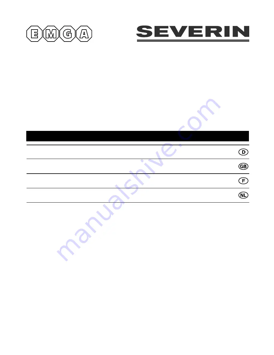 EMGA *910.025 Instructions For Use Manual Download Page 1