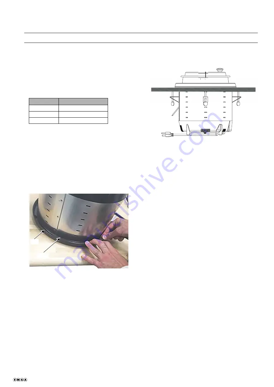 EMGA Vollrath Mirage 741102D Operator'S Manual Download Page 3