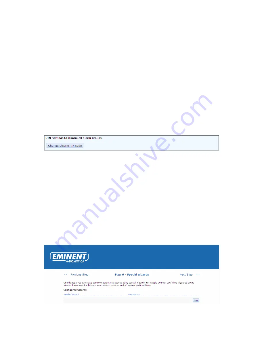 Eminent e-Domotica e-Centre 2 Manual Download Page 21