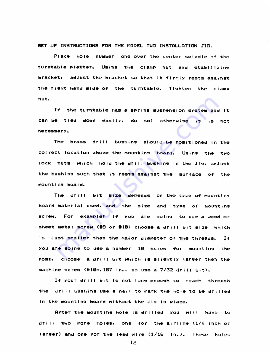 Eminent ET-2 TONEARM Owner'S Manual Download Page 14