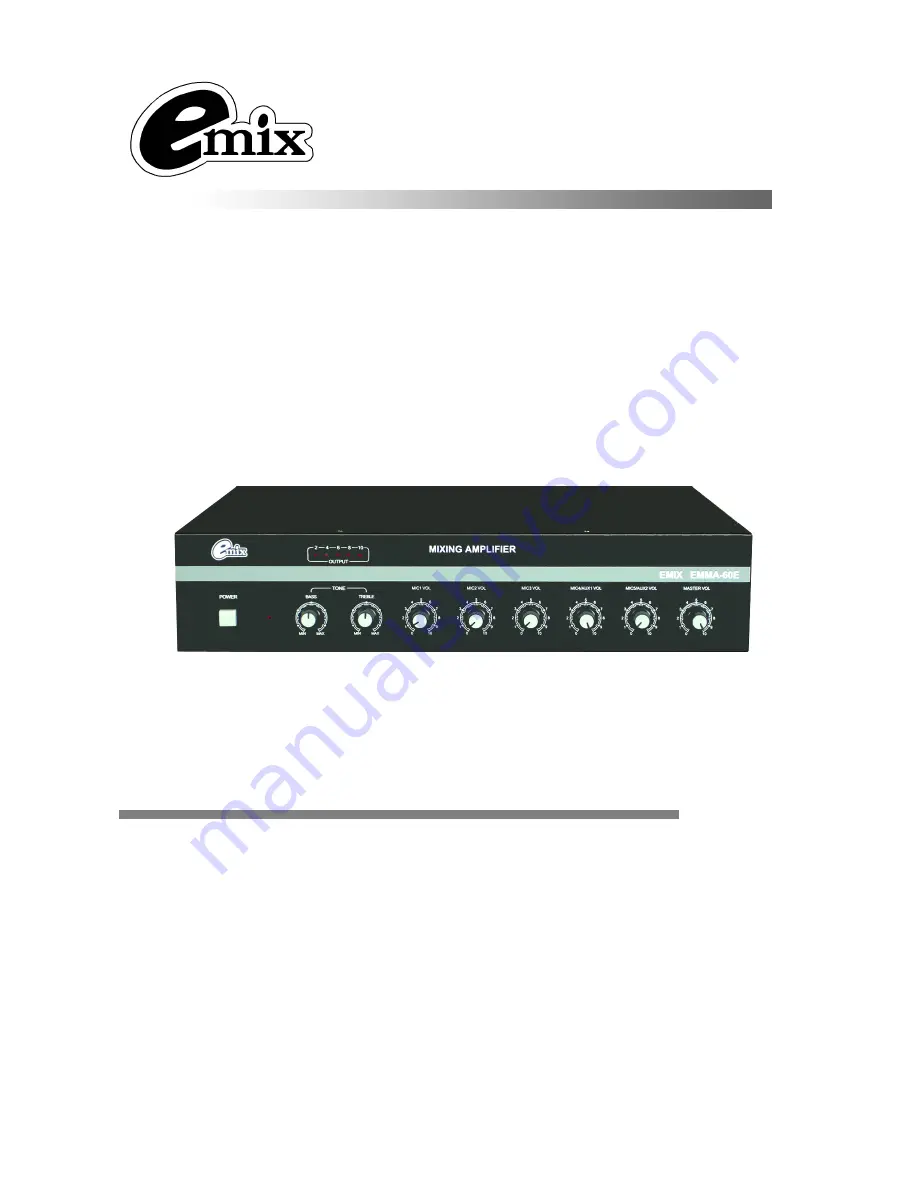 EMIX EMMA-45E User Manual Download Page 1