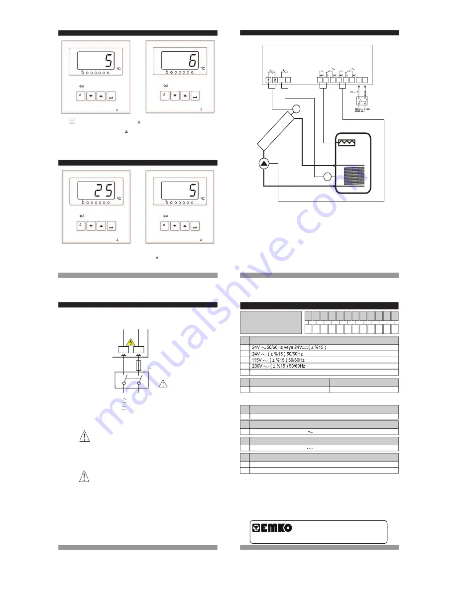 EMKO DT-9910 Instruction Manual Download Page 3