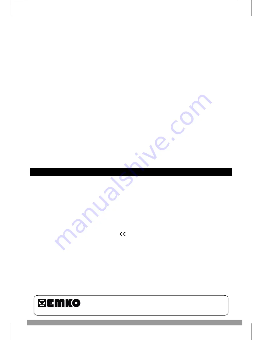 EMKO EPC-1 Instruction Manual Download Page 84