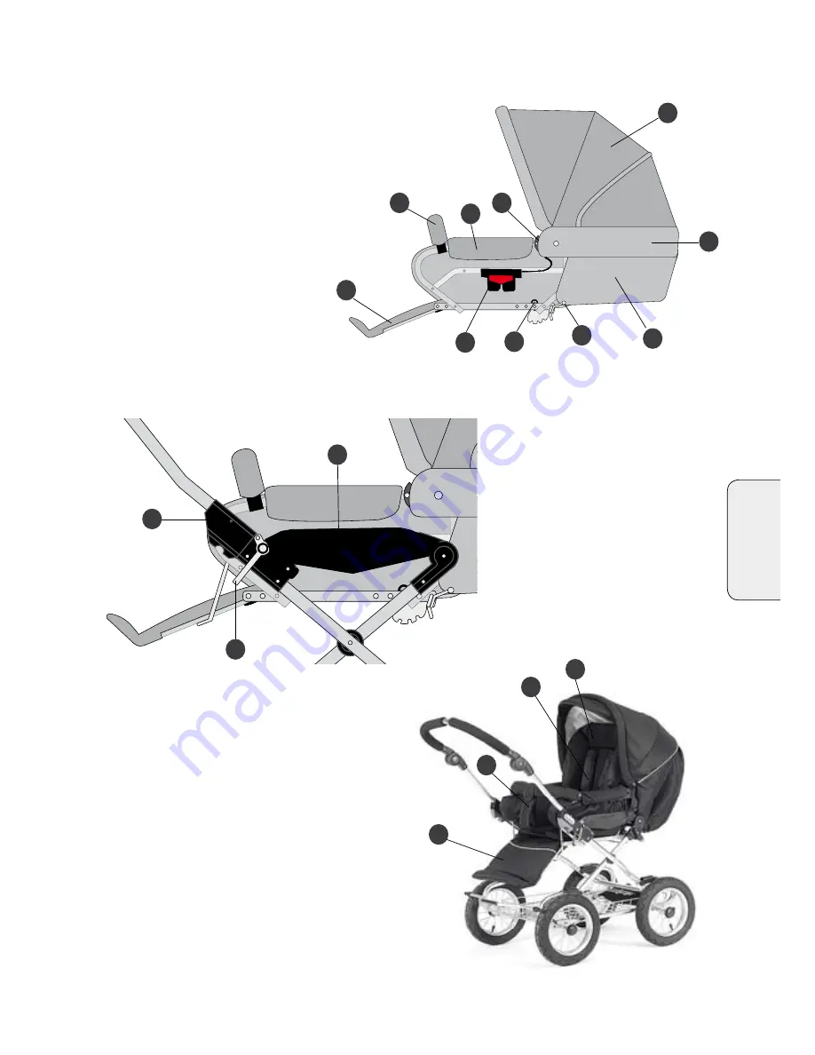 Emmaljunga Duo Combi Sport stroller 3-in-1 Instruction Manual Download Page 27