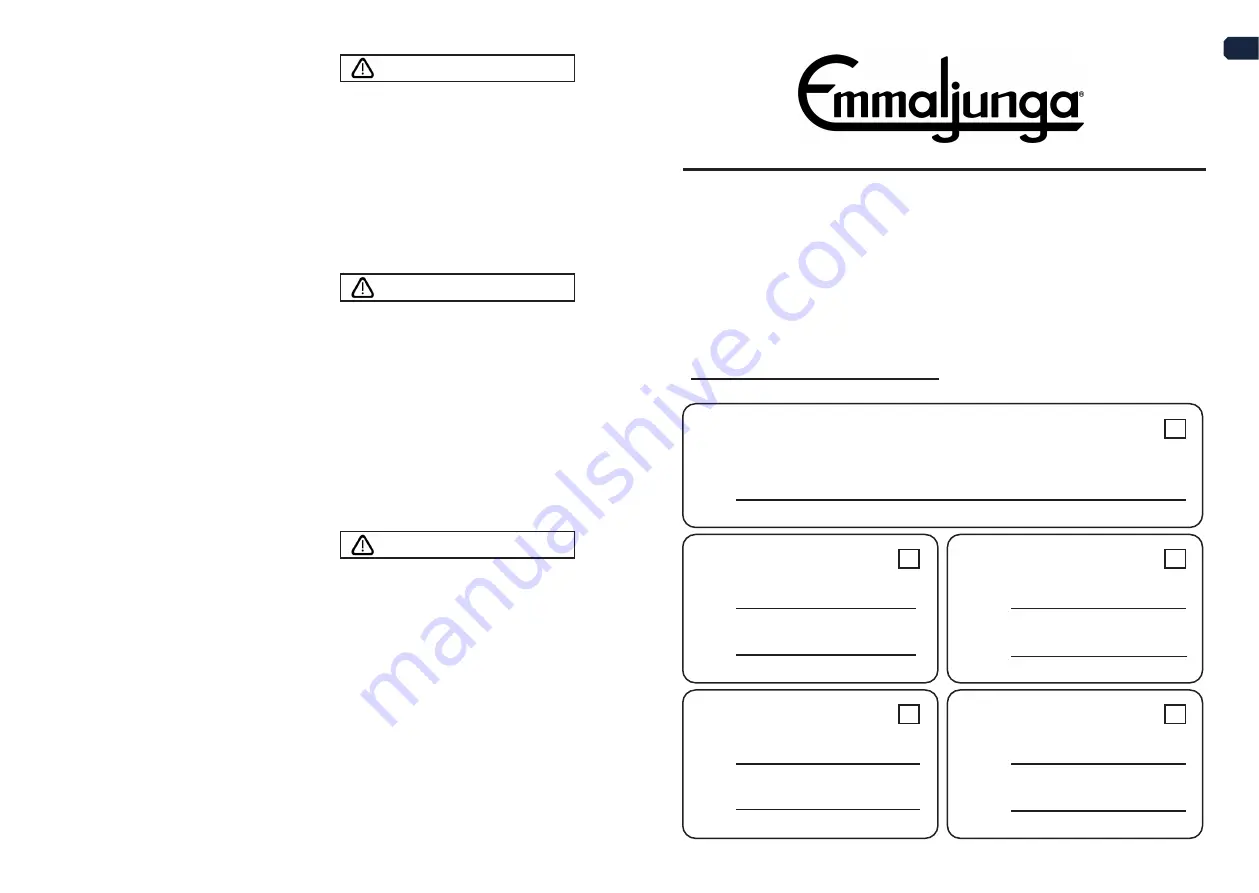 Emmaljunga KITE 150 Instructions/Service Manual Download Page 11