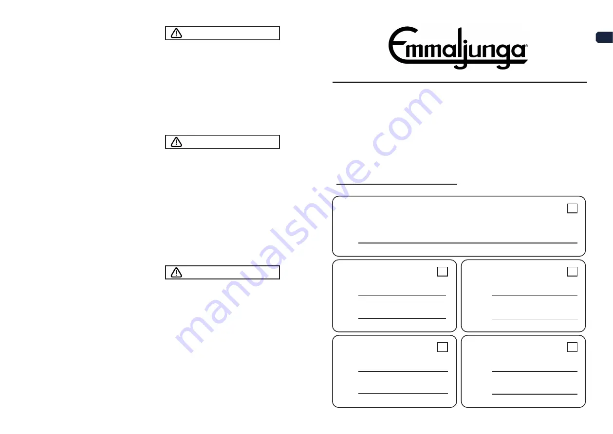 Emmaljunga KITE 150 Instructions/Service Manual Download Page 18