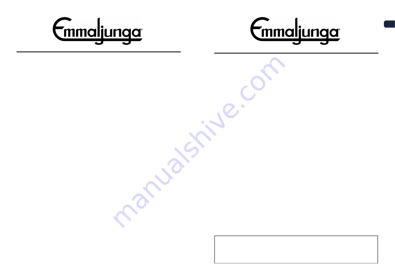 Emmaljunga KITE 150 Instructions/Service Manual Download Page 19